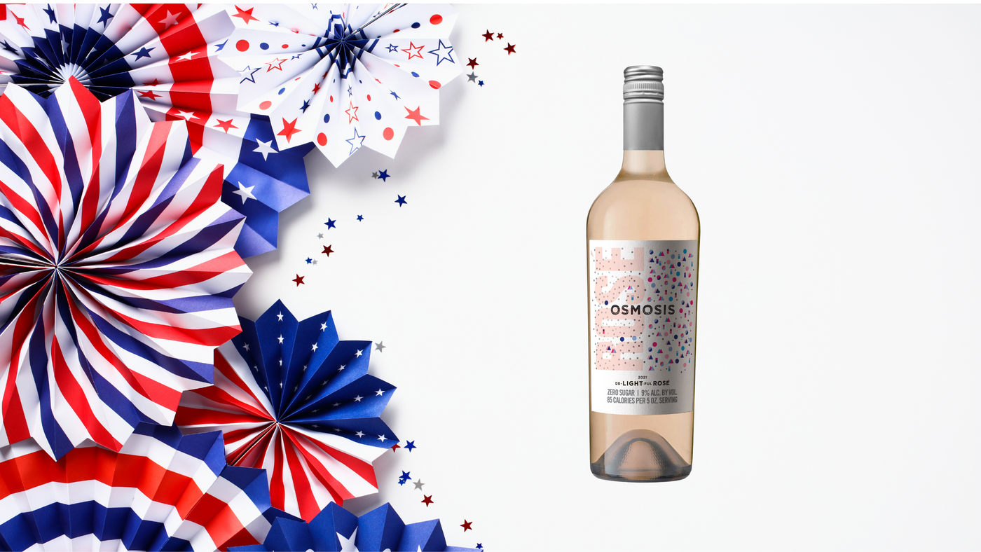 Osmosis Rosé Wishes All A Happy July 4th